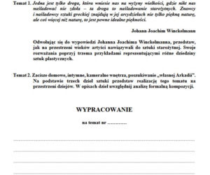 Matura 2018. Historia sztuki rozszerzona. ARKUSZE