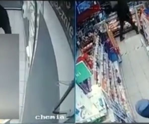 Śląskie: Weszli do sklepu, pobili ekspedientkę do nieprzytomności i zabrali pieniądze z kasetki. Nagranie mrozi krew w żyłach [WIDEO]