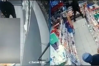 Śląskie: Weszli do sklepu, pobili ekspedientkę do nieprzytomności i zabrali pieniądze z kasetki. Nagranie mrozi krew w żyłach [WIDEO]