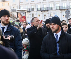 Karol i Marta Nawroccy na Orszaku Trzech Króli