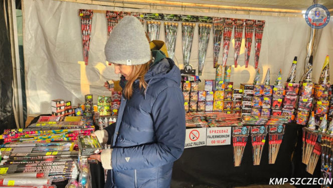 Kontrole w punktach sprzedaży fajerwerków