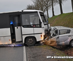 34-letnia kobieta zginęła w zderzeniu z autobusem