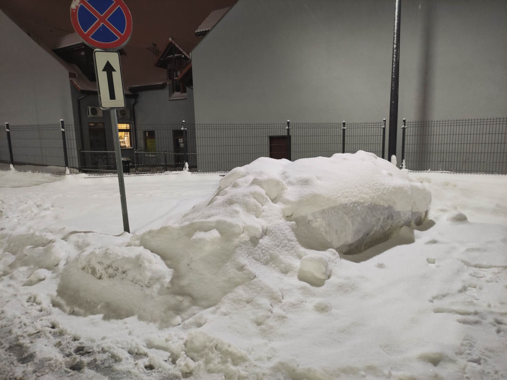 Tak wygląda Olkusz po potężnej śnieżycy