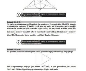 Egzamin gimnazjalny 2019 z matematyki