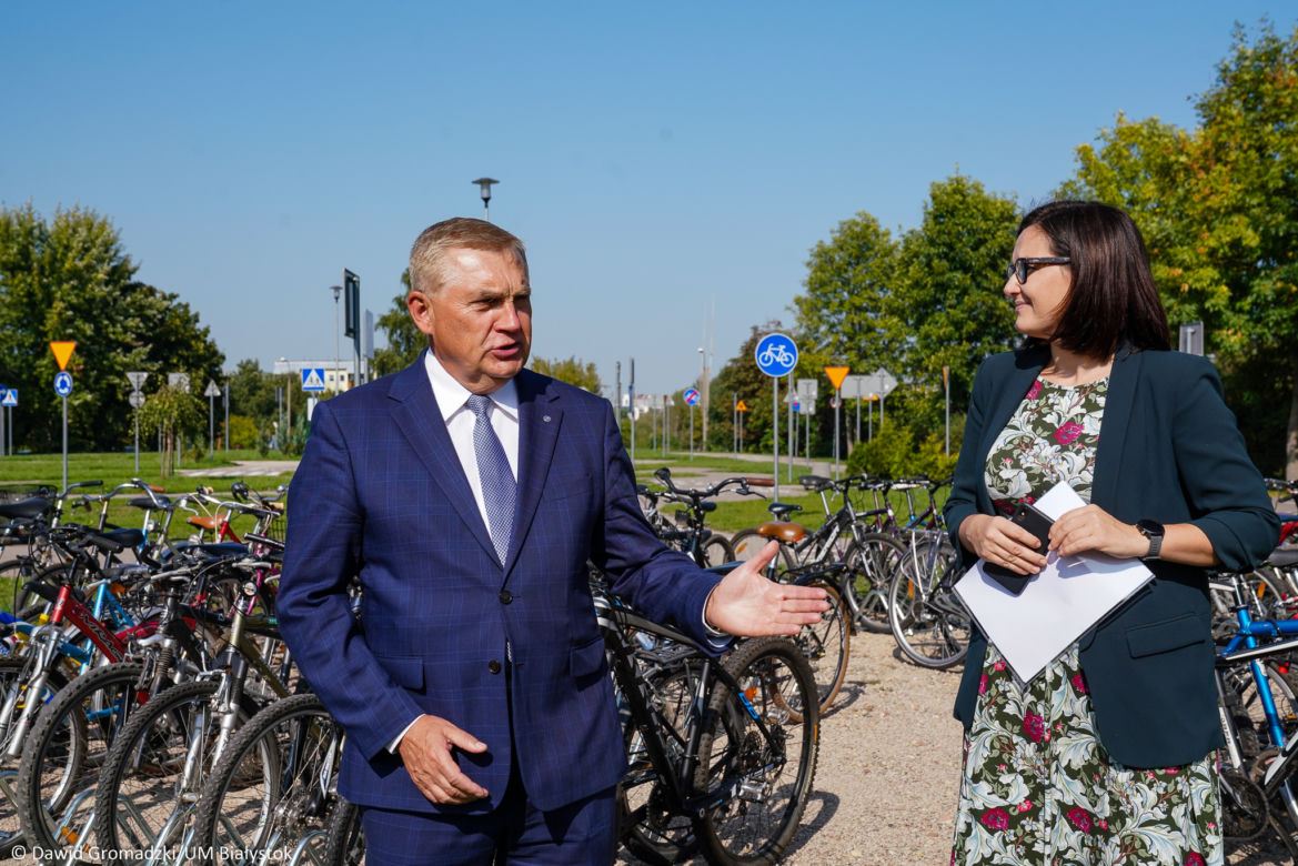 Uczniowie SP 43 w Białymstoku ZA DARMO otrzymali 60 rowerów