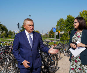 Uczniowie SP 43 w Białymstoku ZA DARMO otrzymali 60 rowerów