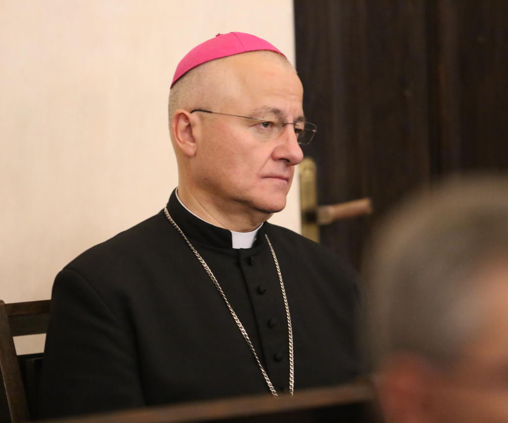 Bp Artur Ważny podczas rekolekcji biskupów na Jasnej Górze