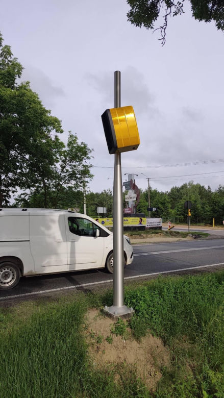 Nowoczesny fotoradar został zamontowany na DK63 w Mościbrodach