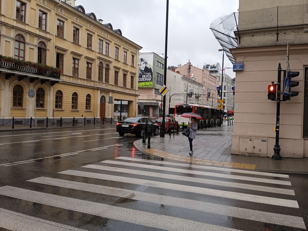 Deszczowy dzień w Lublinie 