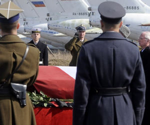 Pożegnanie ciała Lecha Kaczyńskiego