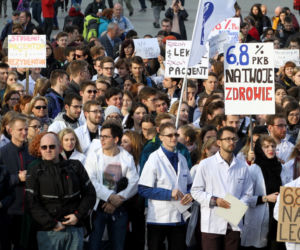 protest rezydentów