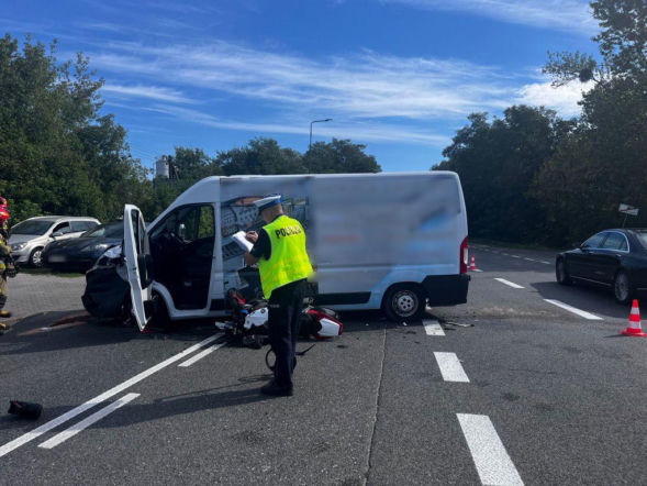 Tragiczny wypadek w Bydgoszczy. 36-letni motocyklista nie żyje! [ZDJĘCIA]