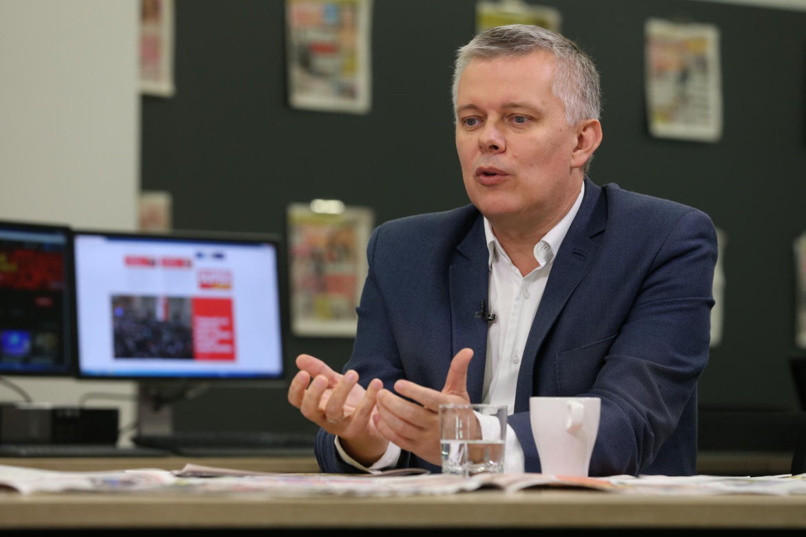 Siemoniak na męskim wypadzie z synem