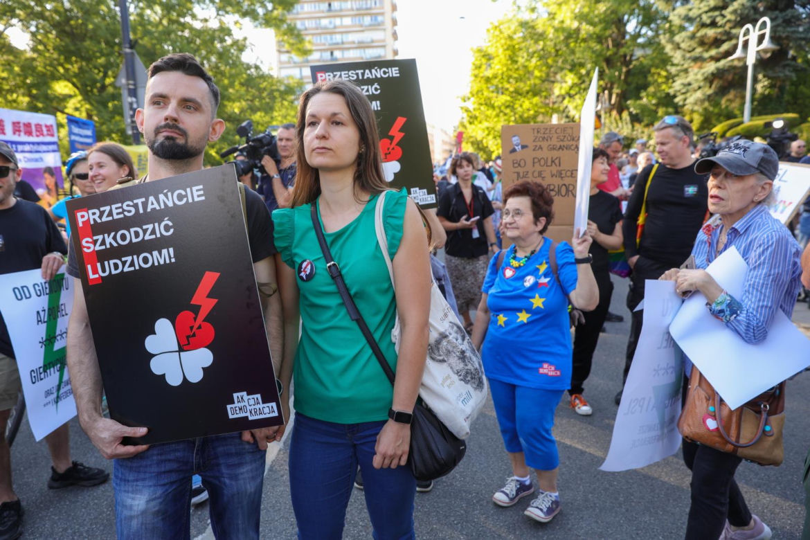 Strajk Kobiet pod Sejmem (23.07.2024)