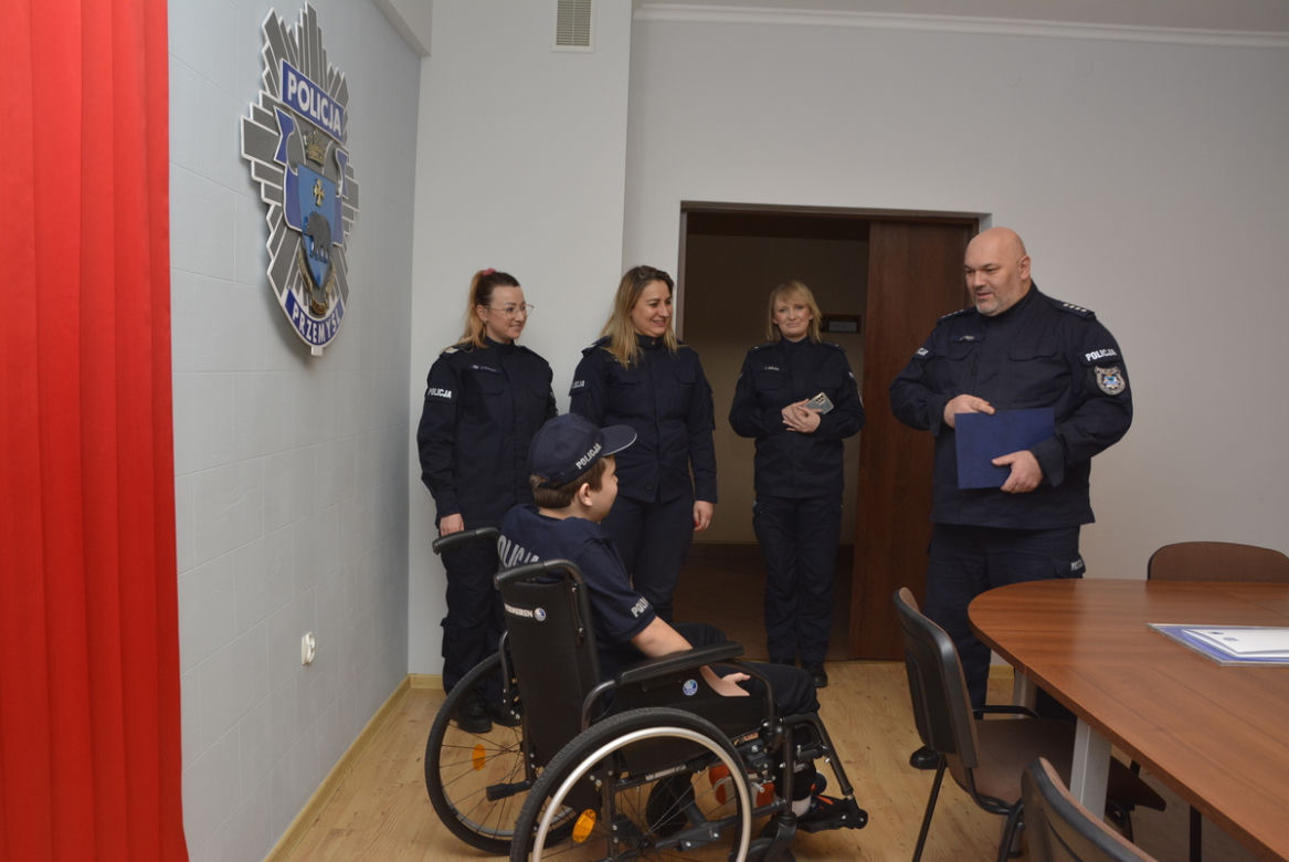 Przemyscy policjanci spełnili marzenie chłopca