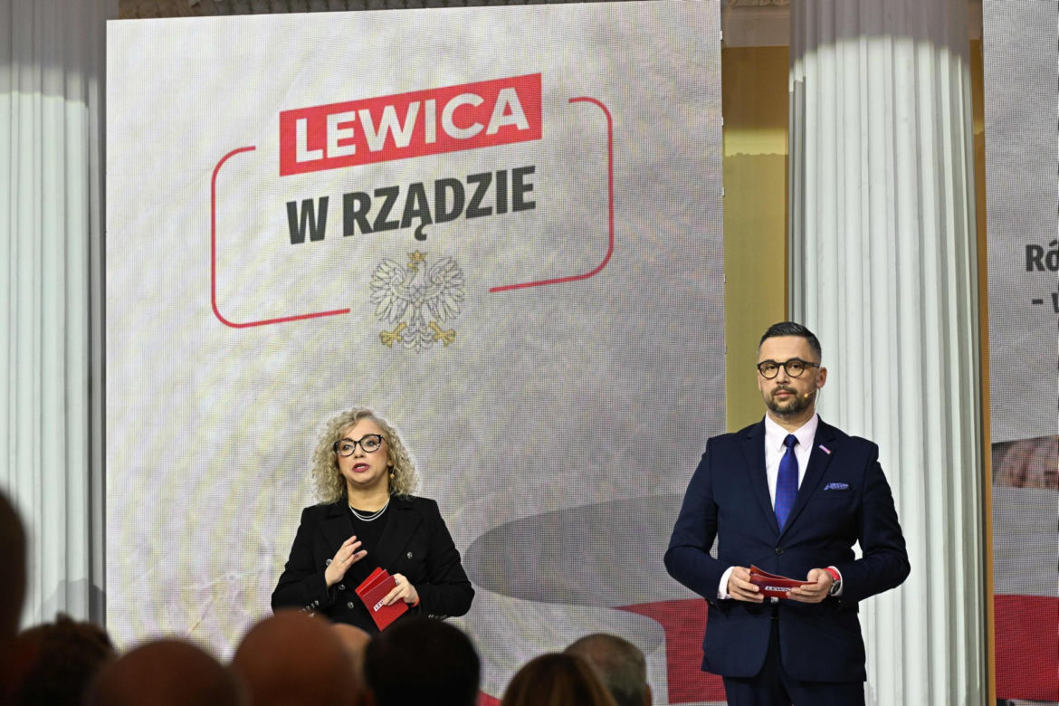  Konwencja rządowej Lewicy w Hotelu Belotto w Warszawie