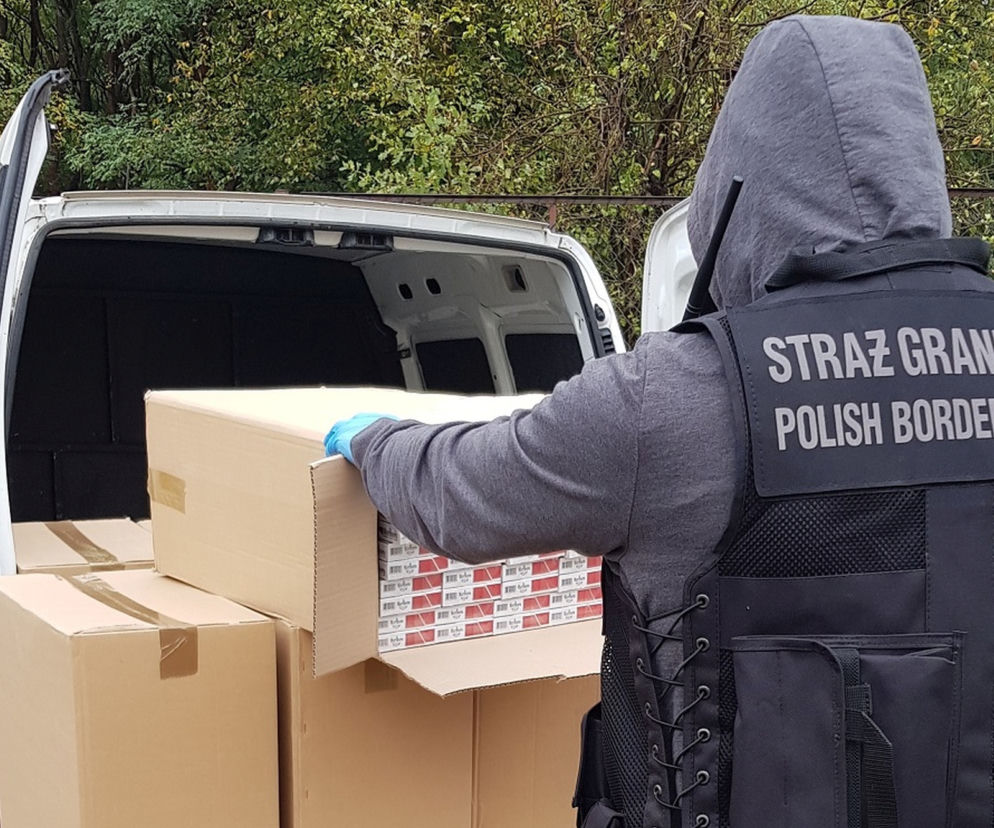 Nielegalne papierosy odkryte w samochodzie na terenie powiatu jarosławskiego