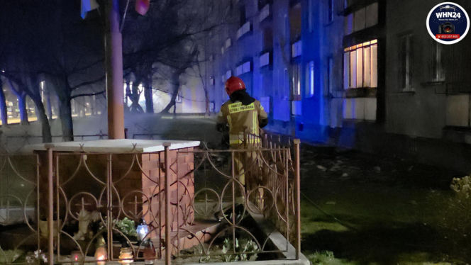 Nocny pożar w Warszawie, ewakuowano mieszkańców