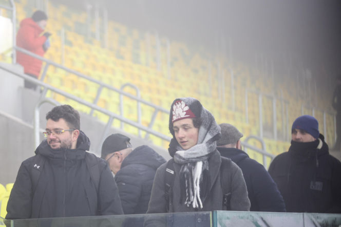 GKS Katowice - Pogoń Szczecin, zdjęcia kibiców i zawodników z meczu 17. kolejki PKO BP Ekstraklasy