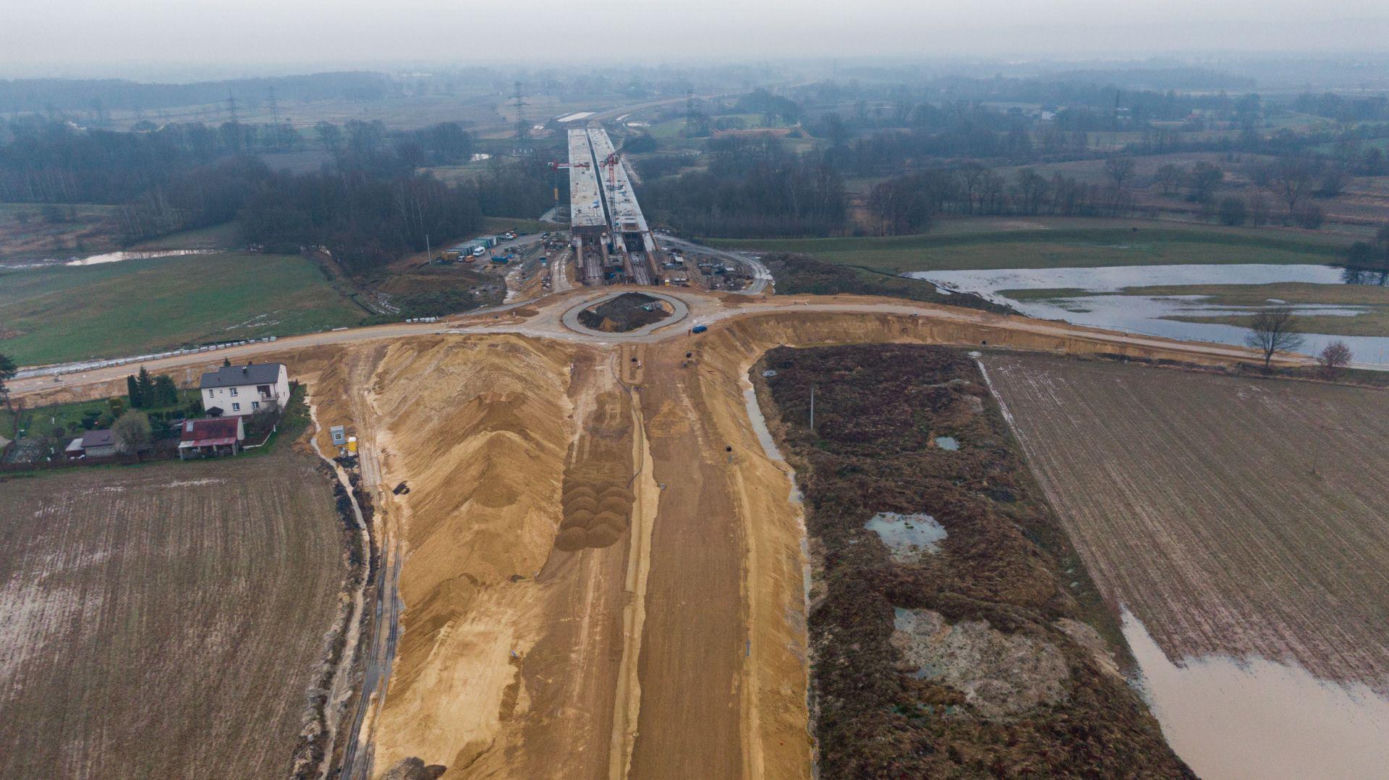 Budowa obwodnicy Oświęcimia ZDJĘCIA MARZEC 2024