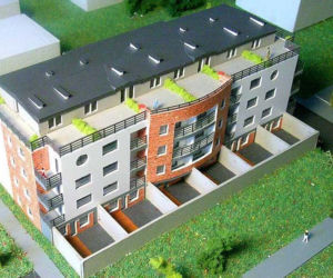 Makieta apartamentowca