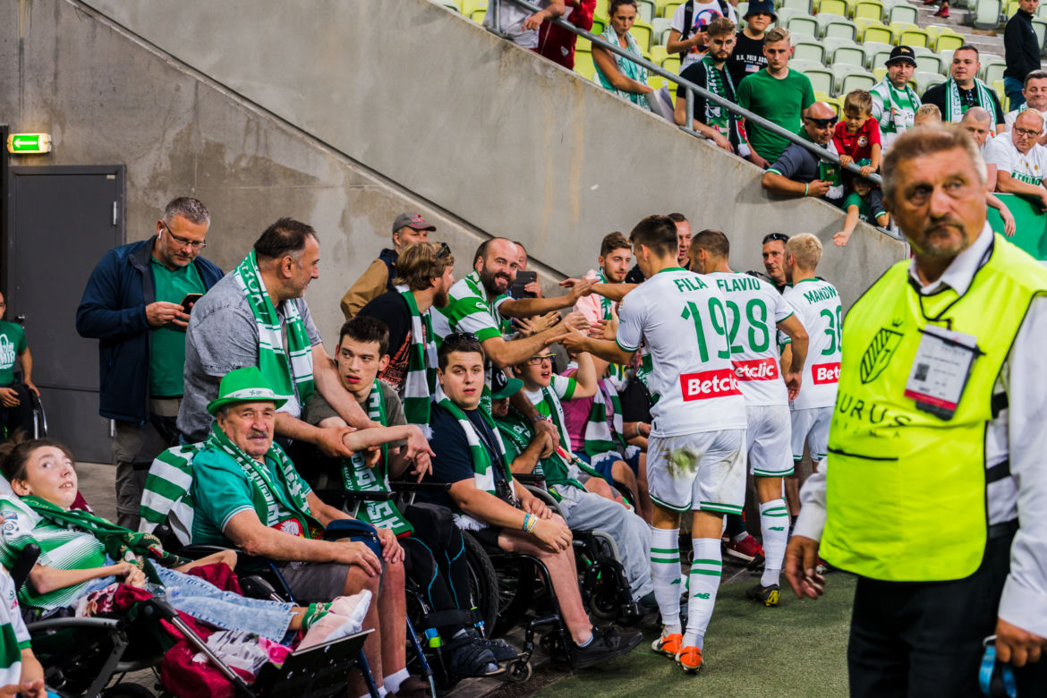 Kibice na meczu Lechia - Brøndby [ZDJĘCIA]