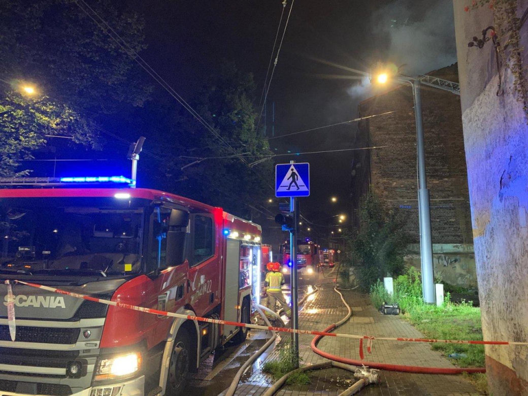 Pożar w Chorzowie