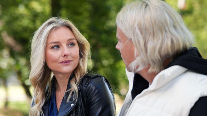 Barwy szczęścia, odc. 3336. Patryk (Konrad Skolimowski), Grażyna (Kinga Suchan