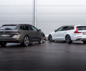 Volvo V60 T8 Twin Engine AWD R-Design AT8 vs. Peugeot 508 SW GT 2.0 BlueHDI 177 KM AT8