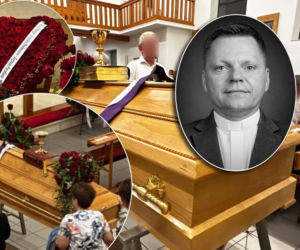 Lębork żegna ks. Rafała Cieszyńskiego. Wierni tłumnie przybyli do kościoła