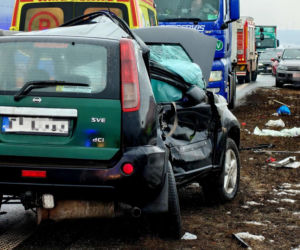 Droga w obu kierunkach jest całkowicie zablokowana