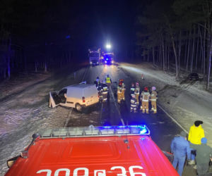 Wypadek na DK 10 pod Bydgoszczą! Jedna osoba poszkodowana [ZDJĘCIA]