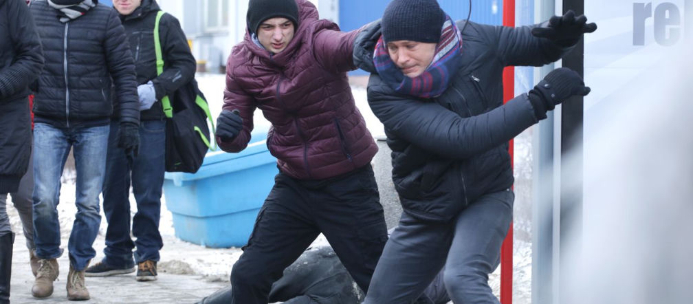 M< jak miłość odcinek 1303, Mariusz Głowacki (Maciej Wilewski), Tomek (Andrzej Młynarczyk)
