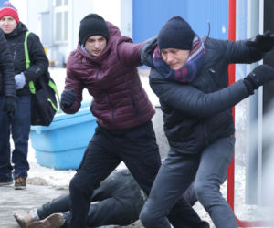 M< jak miłość odcinek 1303, Mariusz Głowacki (Maciej Wilewski), Tomek (Andrzej Młynarczyk)