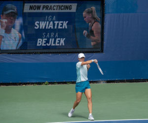 Trening Igi Świątek na US Open