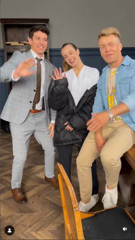 Barwy szczęścia po wakacjach 2022: Oliwka (Wiktoria Gąsiewska), Patryk (Konrad Skolimowski) Justin (Jasper Sołtysiewicz)