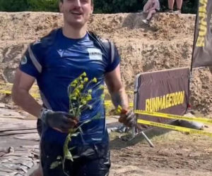 Błażej Stencel płynął w dmuchanym... jednorożcu. Wiozłem kwiatki dla mojego księcia