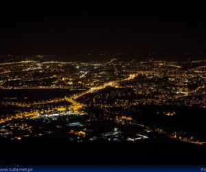 Nocne zdjęcia Lublina z góry!