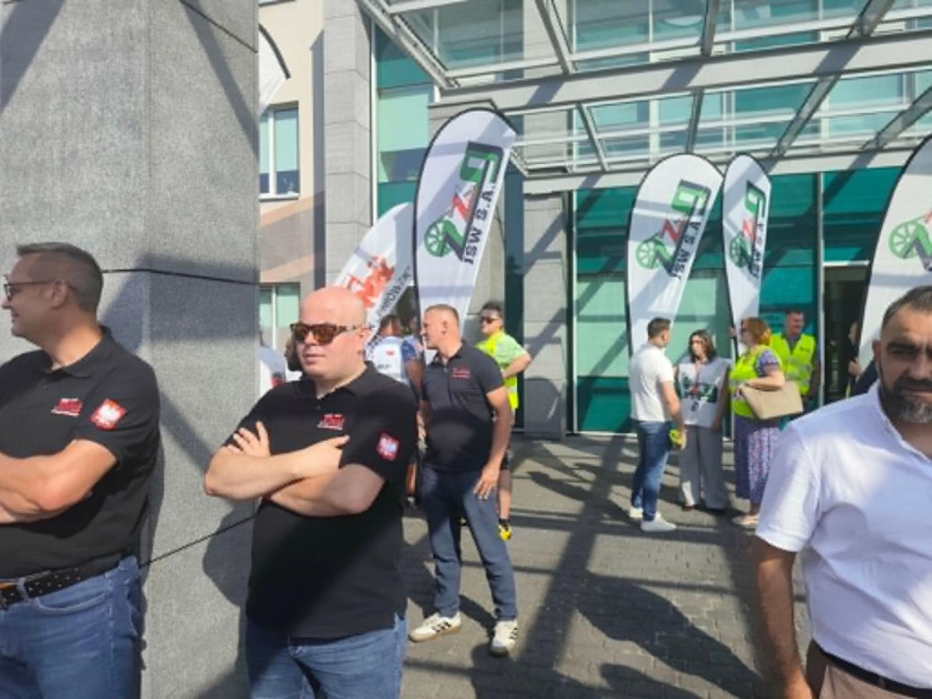 Protest związkowców JSW - czerwiec 2026