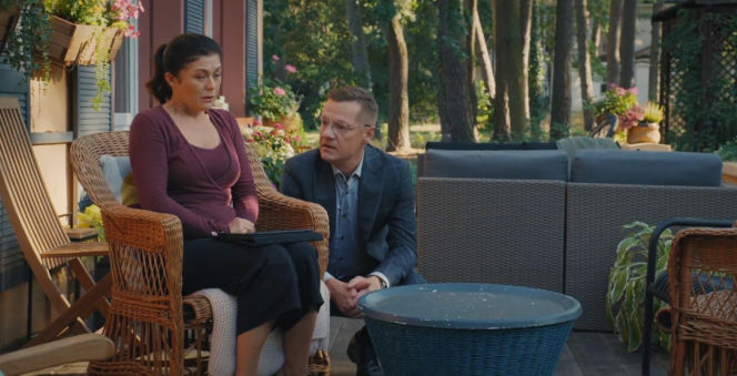 M jak miłość odc. 1908. Kinga (Katarzyna Cichopek), Piotrek (Marcin Mroczek)