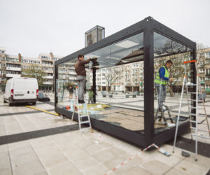 Goethe Institut Pop Up Pavillon na placu Nowy Targ