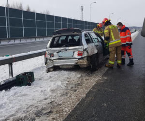 Mokrzyska. WYPADEK na autostradzie A4. W kraksie brało udział sześć samochodów