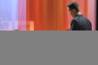 Pierwsza miłość. Sabina (Urszula Dębska), Natan (Krzysztof Kwiatkowski)
