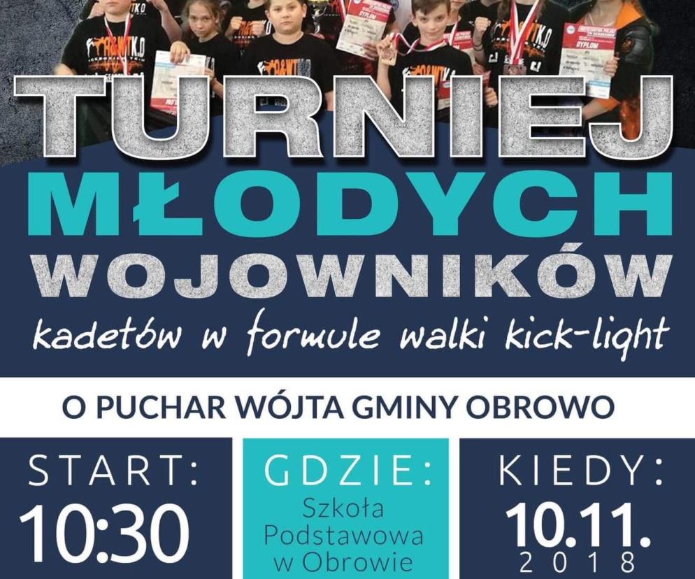 Turniej Młodych Wojowników - wielkie emocje dla fanów kick-boxingu