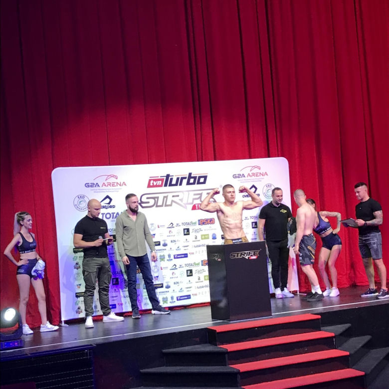 Ważenie przed galą Strife Tube w Lublinie