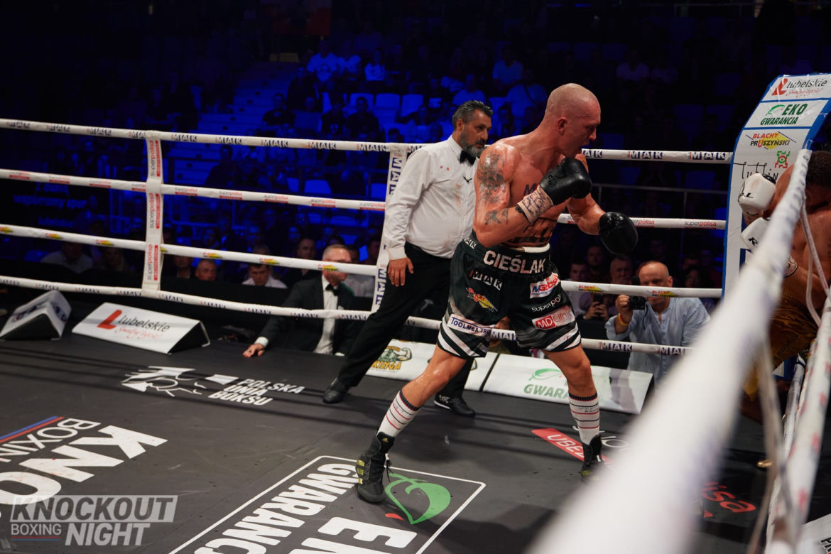 Michał Cieślak wygrał na Knockout Boxing Night 24