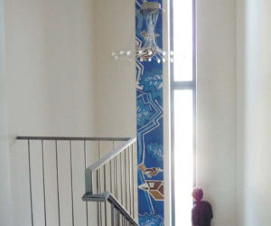 Sgraffito wewnątrz domu