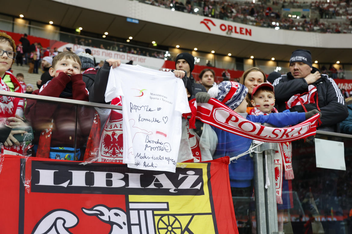 Kibice na meczu Polska - Estonia. Zdjęcia z trybun [21.03.2024]