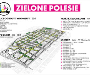 Dziewięć fragmentów ulic na łódzkim Polesiu zostanie przeobrażonych w ulice-ogrody