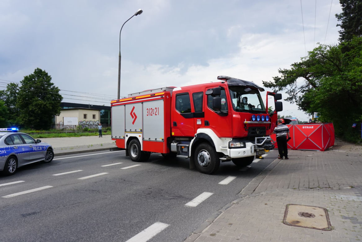 Śmiertelny wypadek z udziałem motocyklisty w Radości